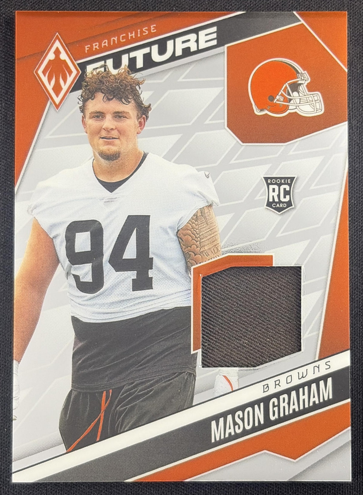 Mason Graham 2025 Panini Phoenix Franchise Future Material /299 Browns