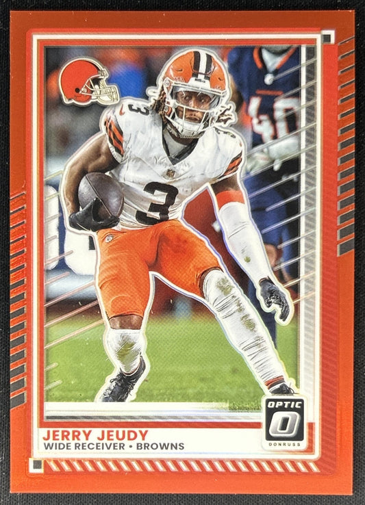 Jerry Jeudy 2025 Panini Donruss Optic Red Prizm /149 Browns
