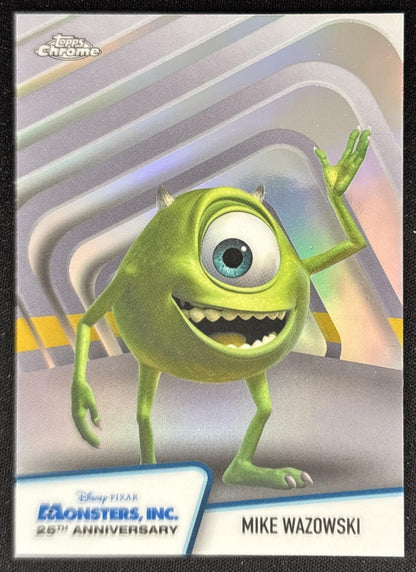 Mike Wazowski 2026 Topps Chrome Disney Monsters, Inc. 25th Anniversary front