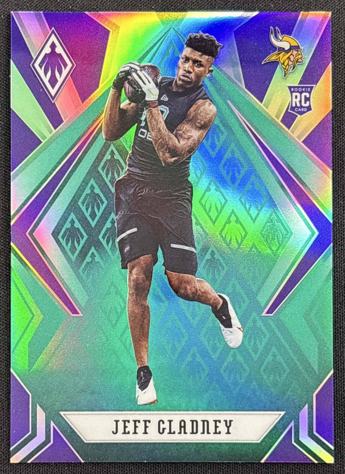 Jeff Gladney 2020 Panini Phoenix Green /25 Vikings
