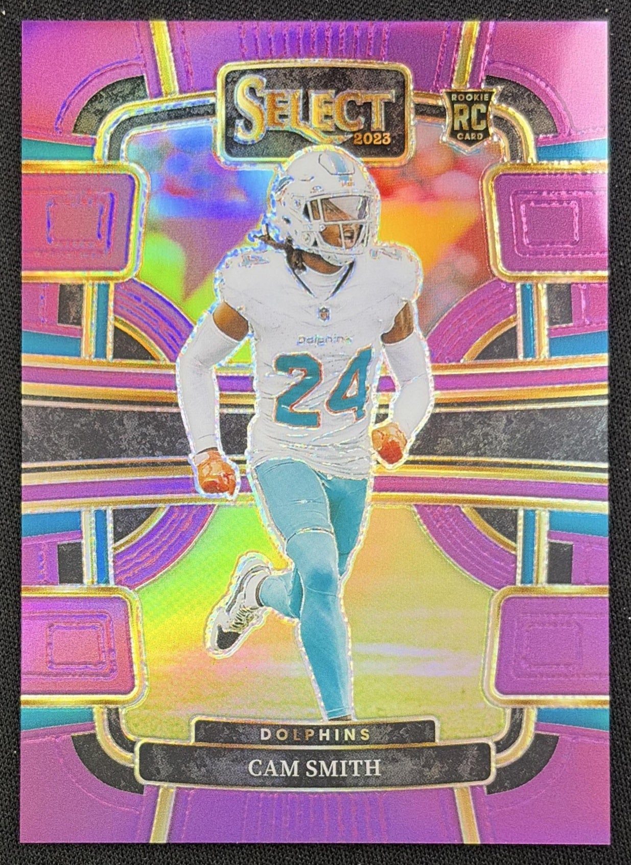 Cam Smith 2023 Panini Select Purple Prizms /75 Dolphins