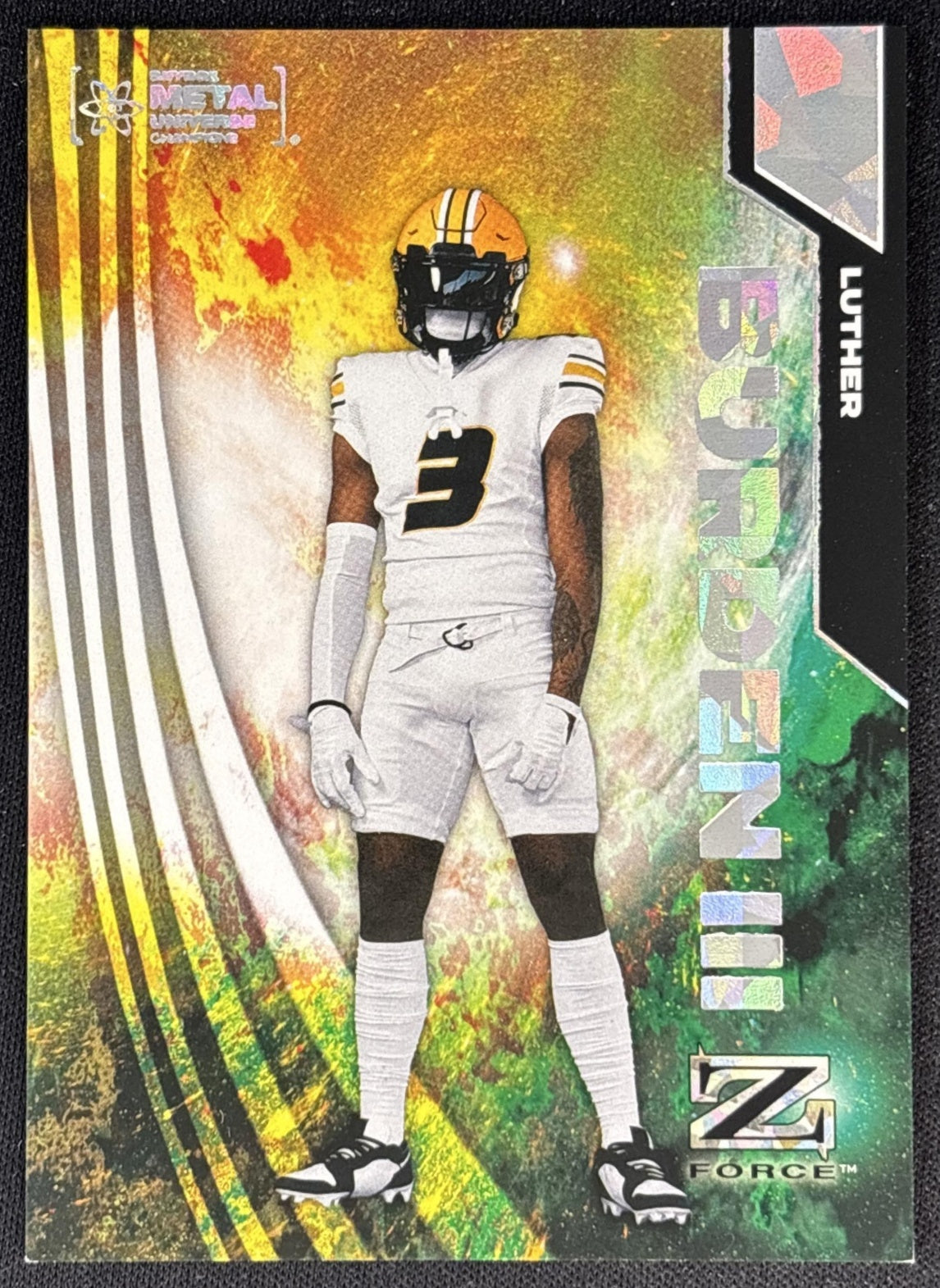 Luther Burden III 2024 Upper Deck SkyBox Metal Universe Champions Z-Force