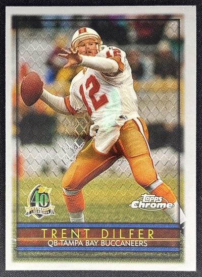 Trent Dilfer 1996 Topps Chrome Buccaneers Sports Trading Cards