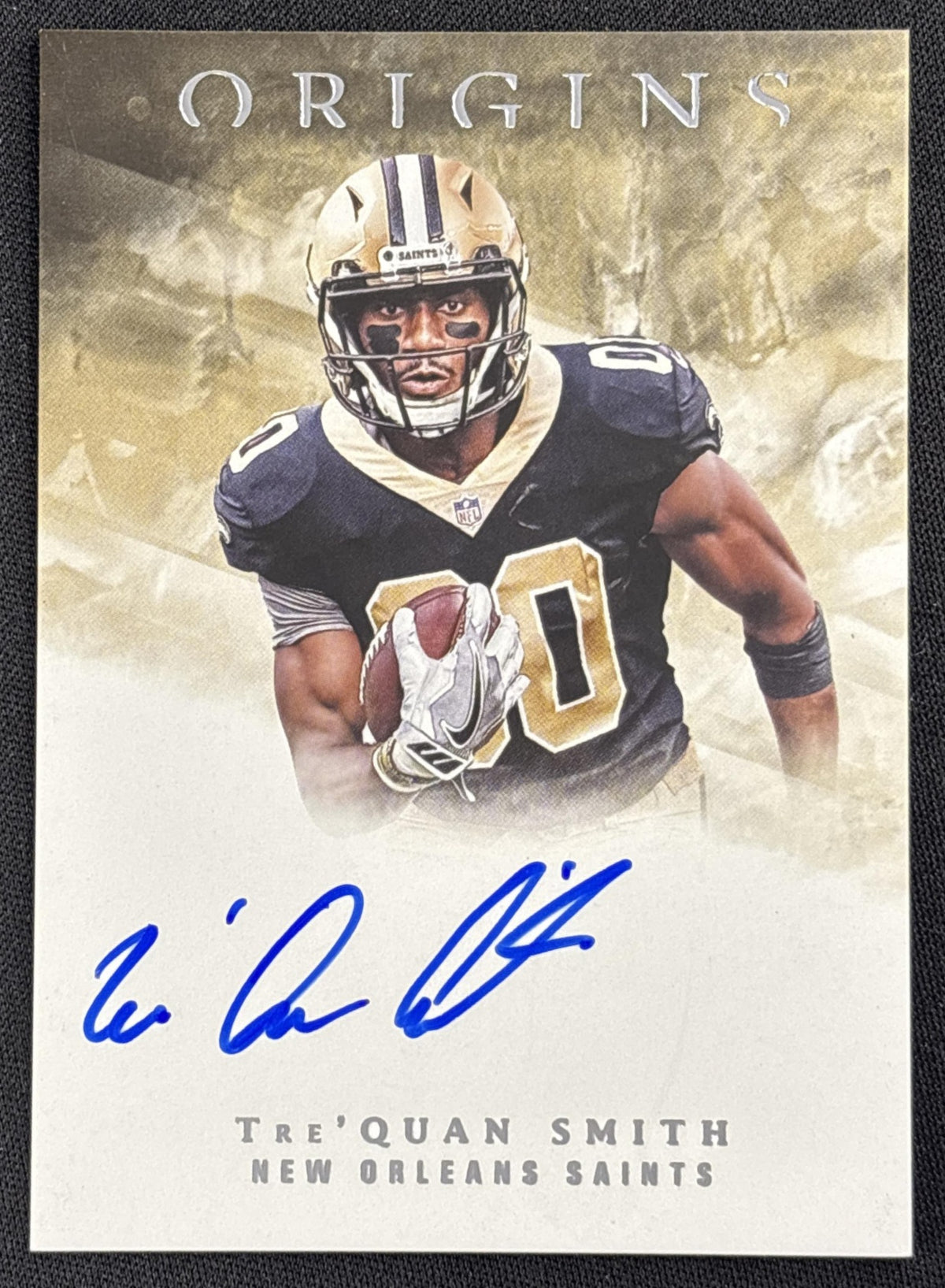 Tre Quan Smith 2018 Panini Origins Rookie Auto New Orleans Saints