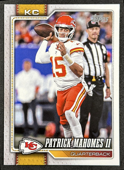 Patrick Mahomes II 2026 Topps Flagship Chiefs Sports Trading Cards