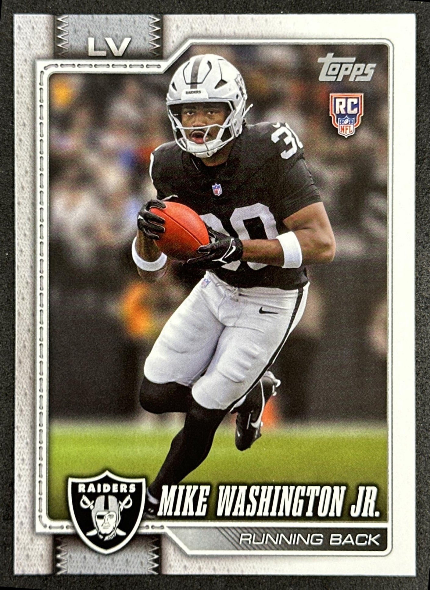Mike Washington Jr. 2026 Topps Flagship Rookie Raiders Sports Trading Card