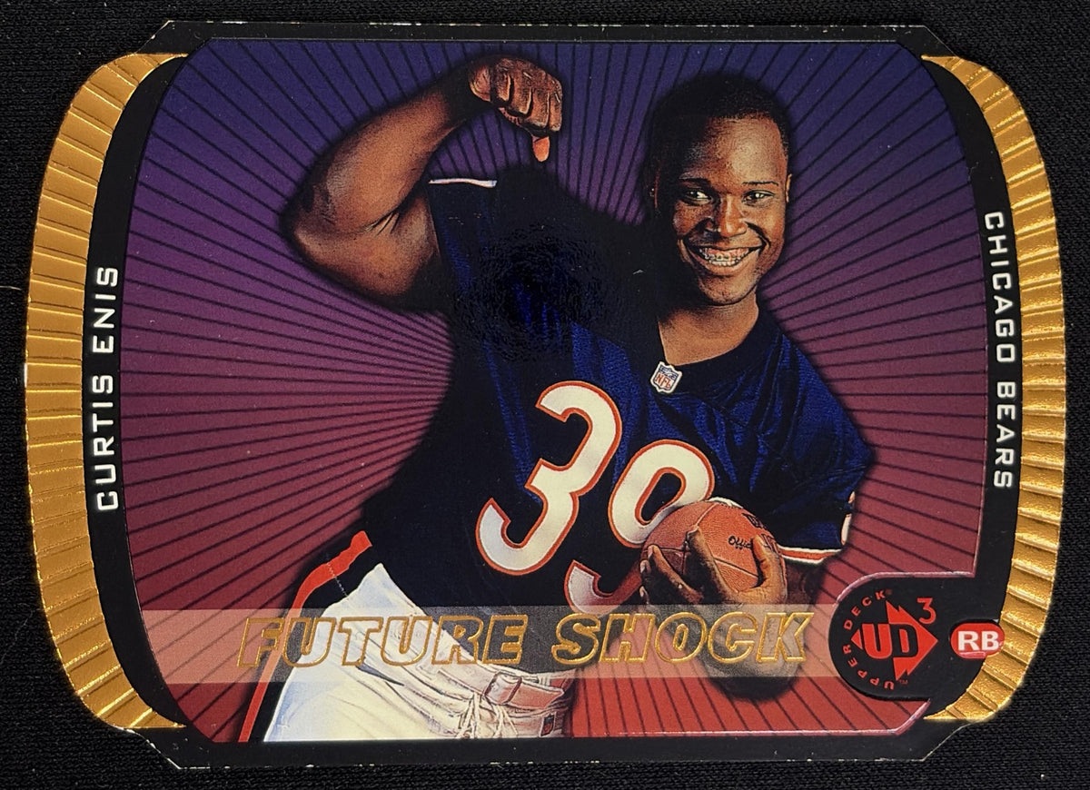 Curtis Enis 1998 Upper Deck UD3 Die Cuts /2000 Bears - front