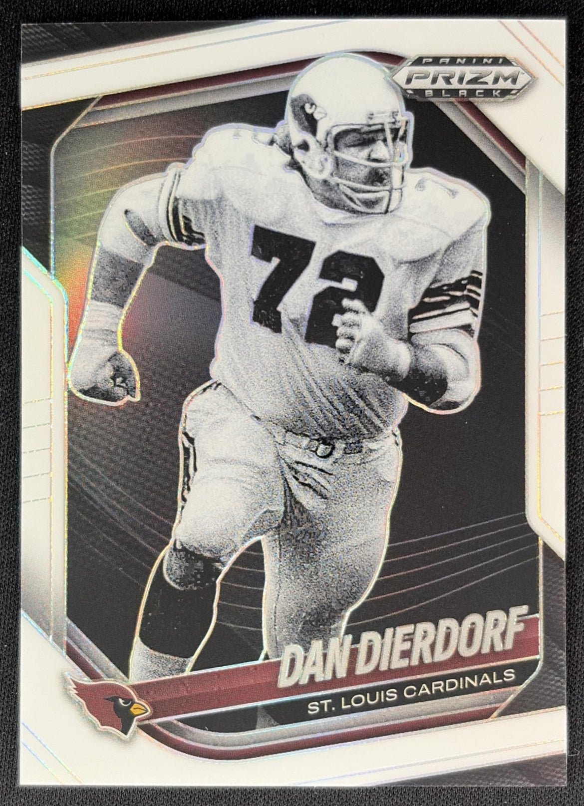 Dan Dierdorf 2025 Panini Prizm Black White /175 Cardinals