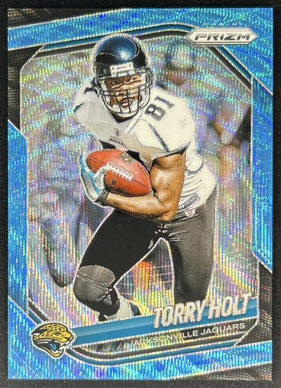 Torry Holt 2025 Panini Prizm Blue Wave /230 Jaguars Default Title Sports Trading Cards