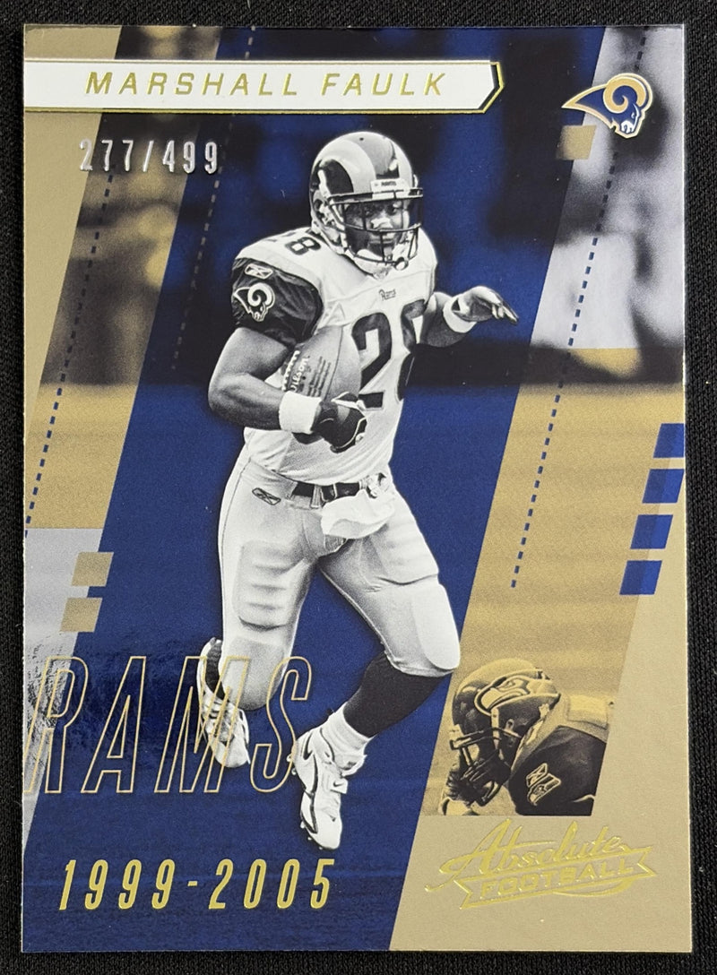 Marshall Faulk 2017 Panini Absolute /499 Rams