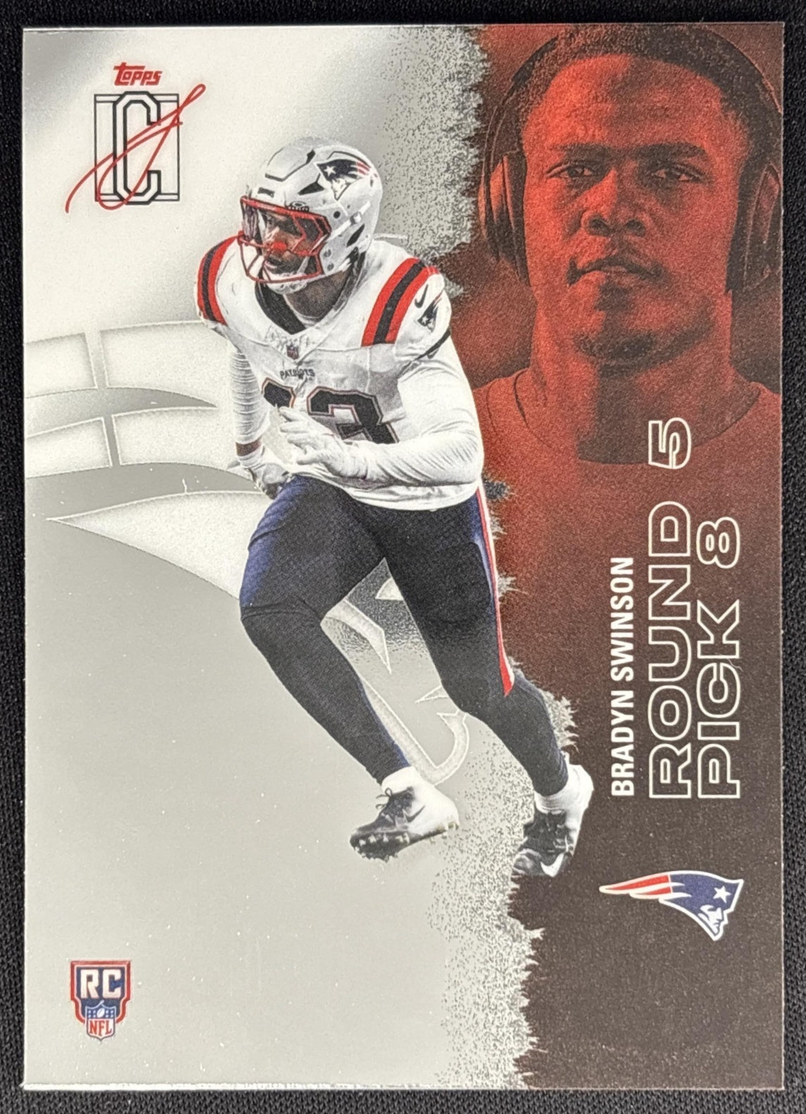 Bradyn Swinson 2025 Topps Signature Class Chrome Rookie Patriots Sports Trading Cards