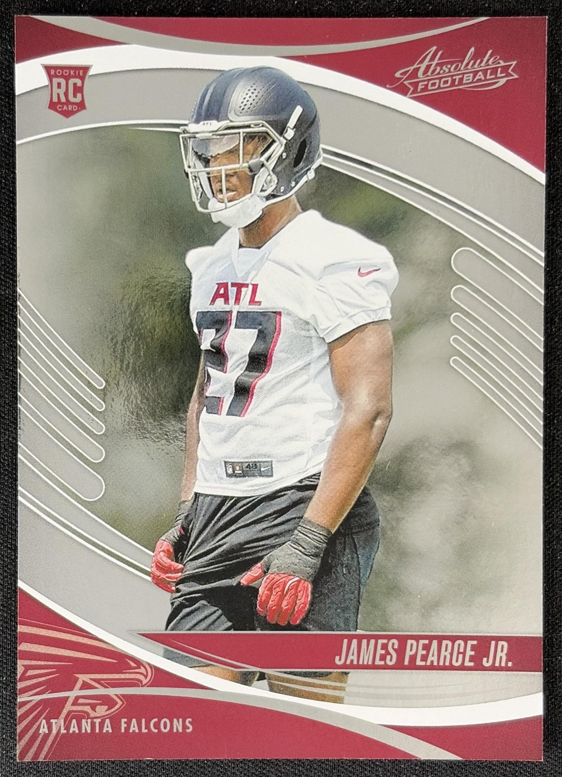 James Pearce Jr. 2025 Panini Absolute Rookies Falcons Sports Trading Card
