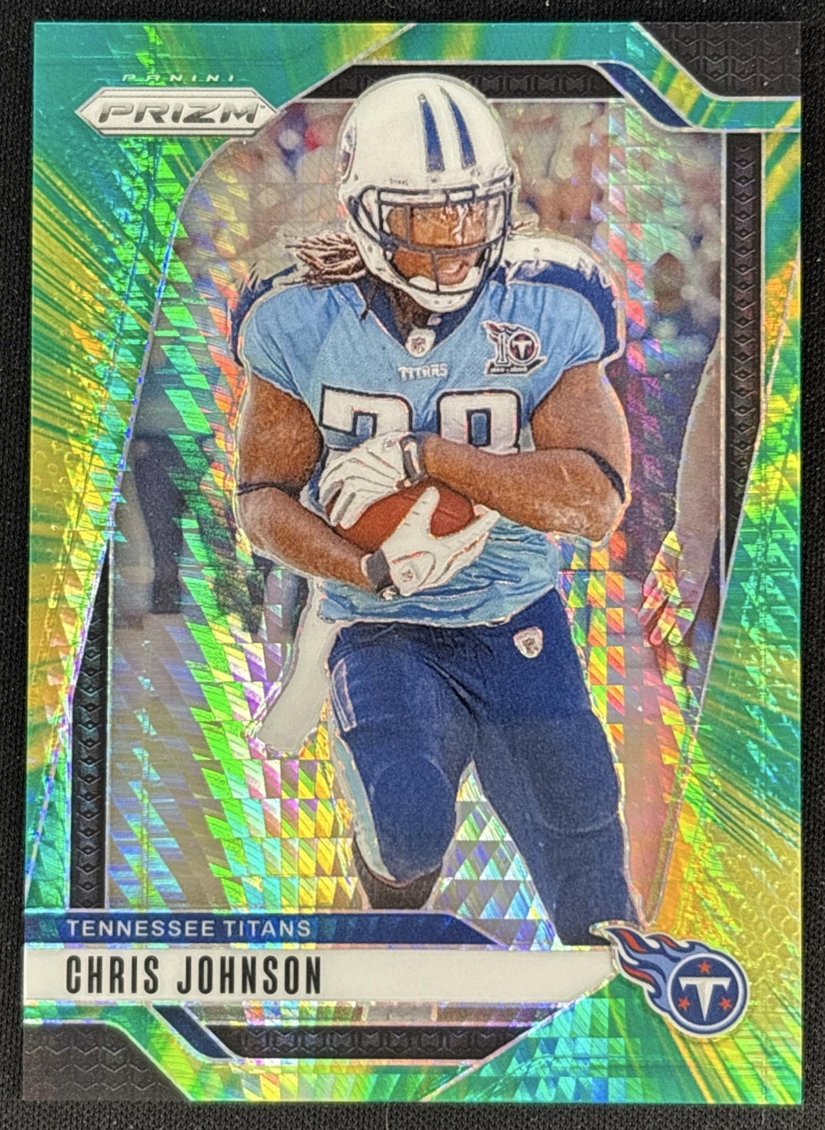 Chris Johnson 2024 Panini Prizm Hyper /180 Titans Front