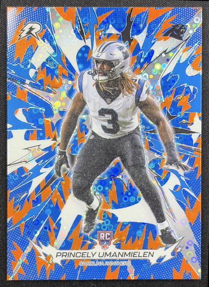 Princely Umanmielen 2025 Topps Resurgence Blue and Orange Spark Refractor Panthers
