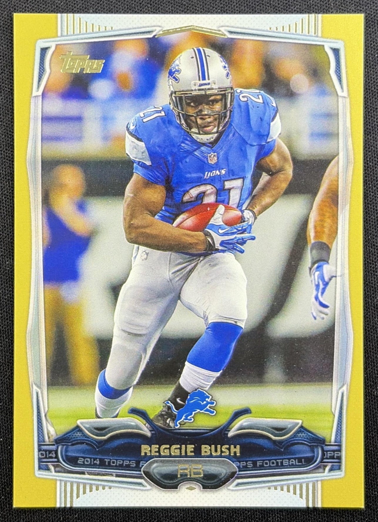 Reggie Bush 2014 Topps Gold /2014 Lions