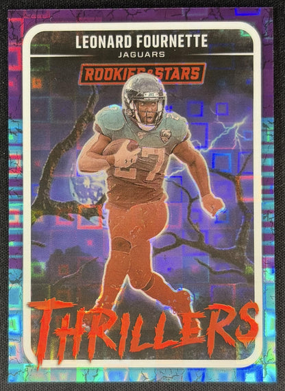 Leonard Fournette 2025 Panini Rookies & Stars Thrillers Pandora /210 Jaguars front
