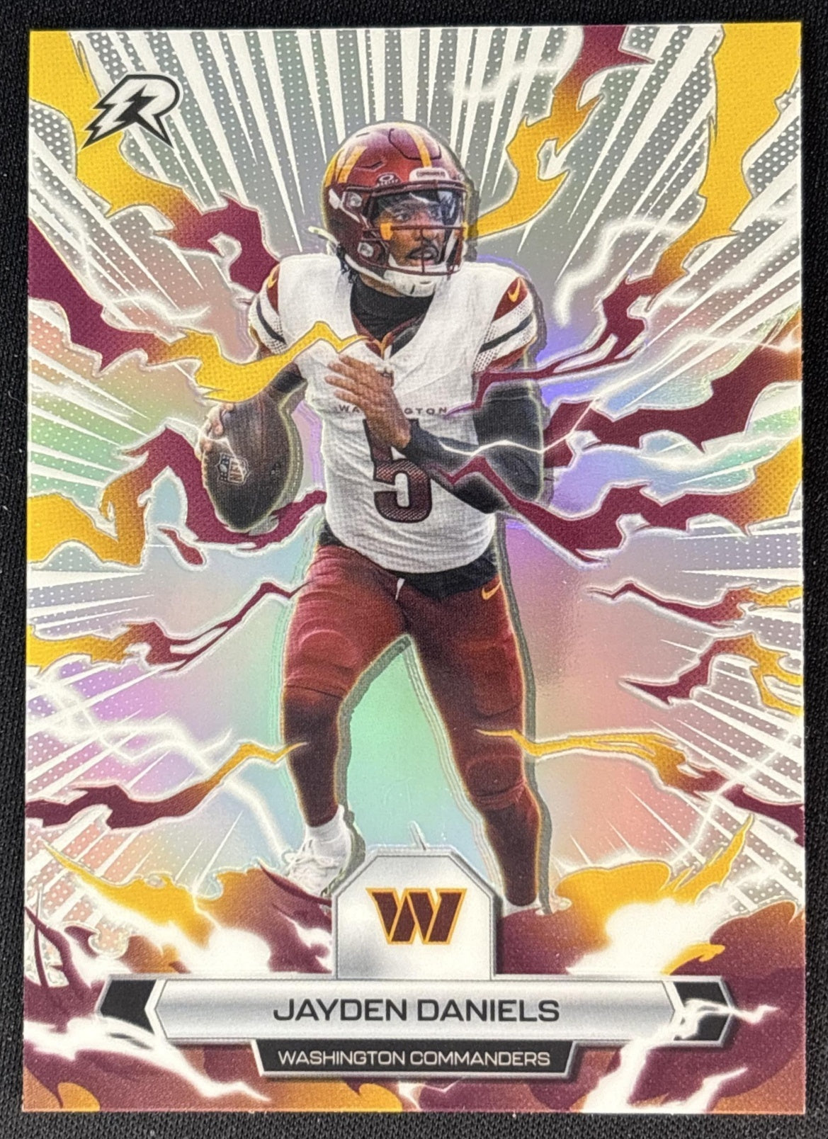 Jayden Daniels 2025 Topps Resurgence Refractor Commanders Washington Commanders Sports Trading Cards