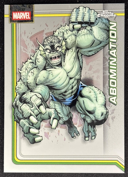 Abomination 2026 Topps Chrome Marvel Comics