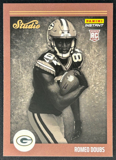 Romeo Doubs 2022 Panini Instant Studio Rookies Packers Sports Trading Cards