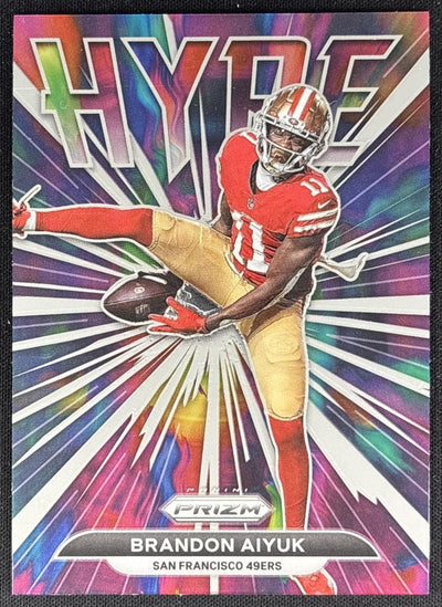 Brandon Aiyuk 2021 Panini Prizm Hype 49ers Sports Trading Card