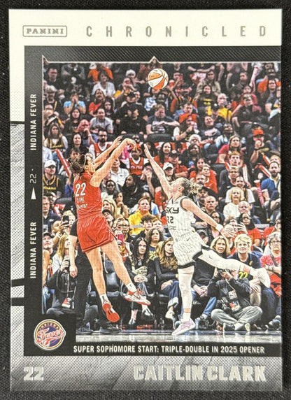 Caitlin Clark 2025 Panini Chronicled WNBA Fever 20 Sports Trading Card