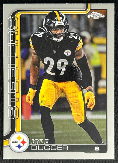 Kyle Dugger 2025 Topps Chrome Steelers Sports Trading Cards