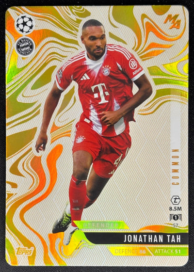 Jonathan Tah 2025 Match Attax Madness UEFA Champions League Common Bayern Munchen Sports Trading Cards