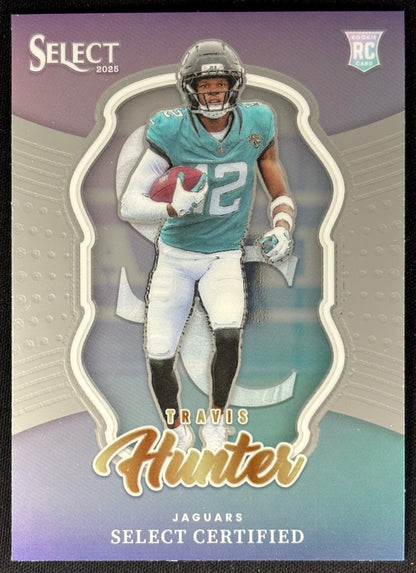 Travis Hunter 2025 Select Certified Rookies Jaguars Sports Trading Card