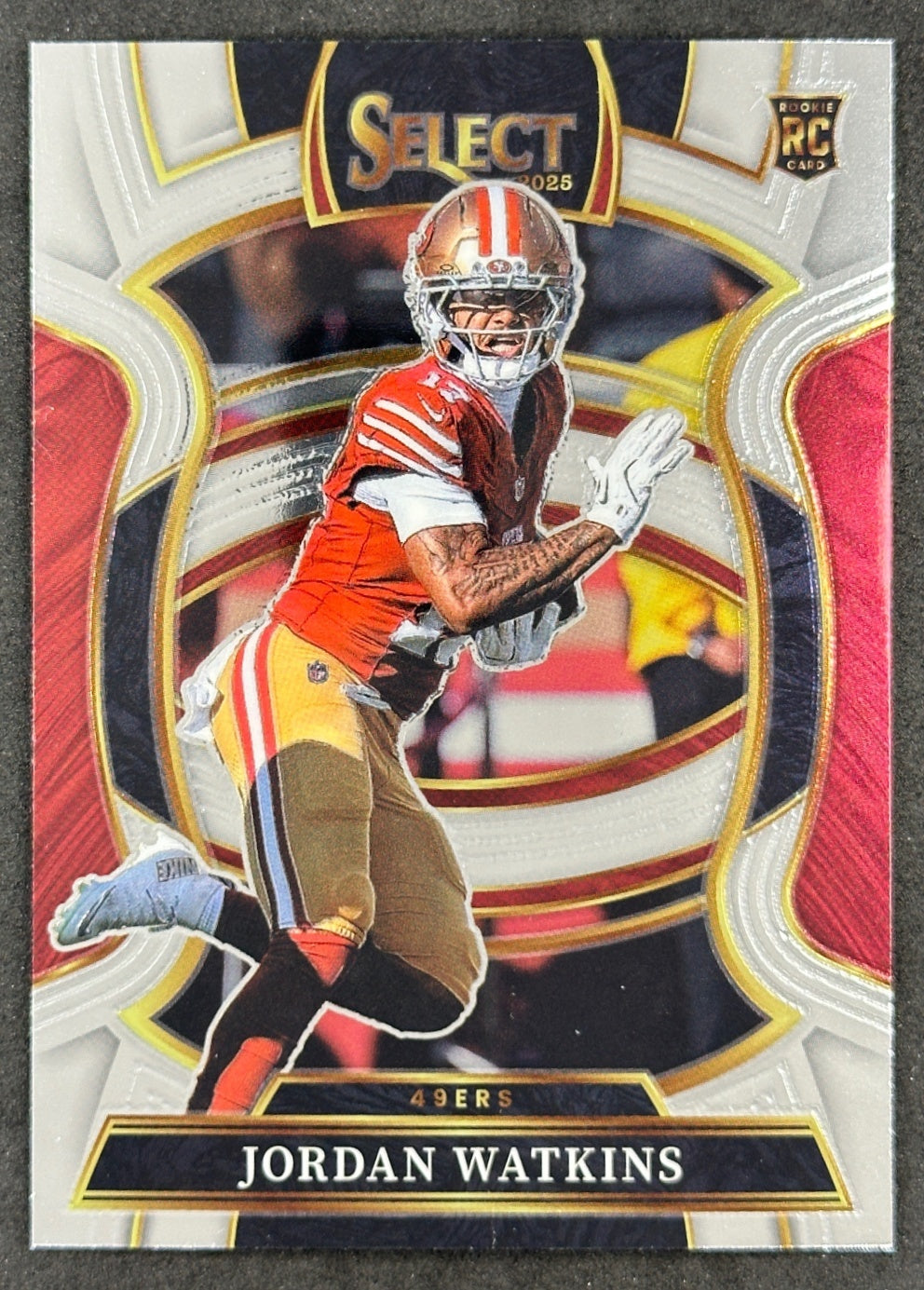 Jordan Watkins 2025 Select Concourse 49ers Football Card