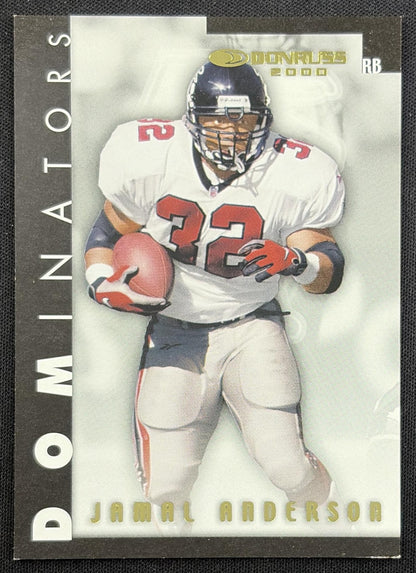 Jamal Anderson 2000 Donruss Dominators /5000 Falcons Atlanta Falcons