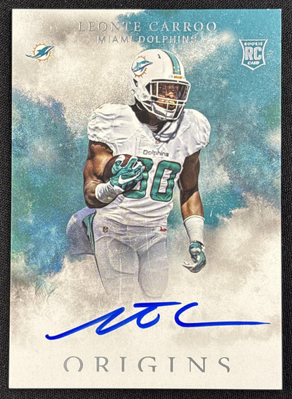 Leonte Carroo 2016 Panini Origins Rookie Auto Dolphins