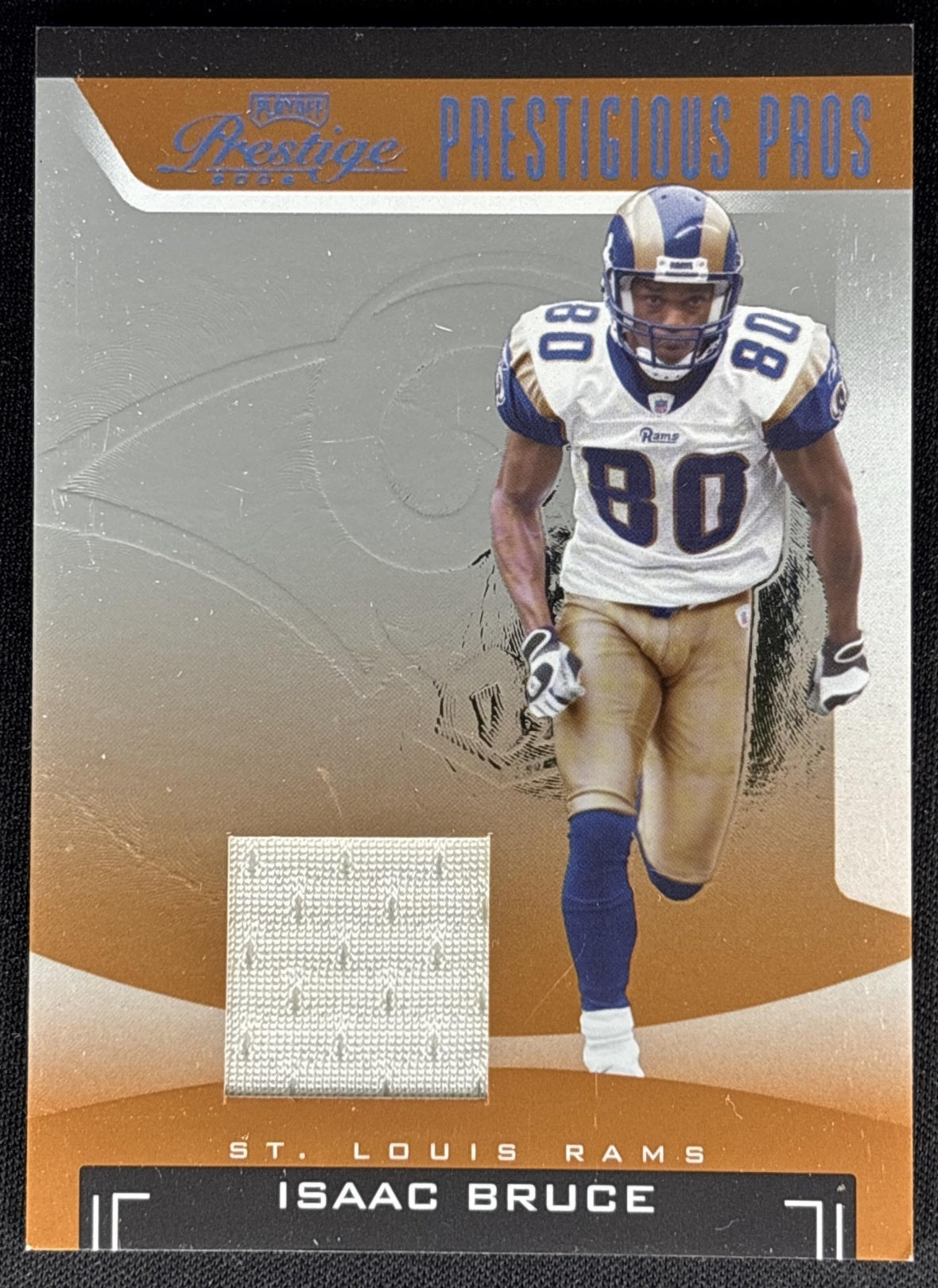 Isaac Bruce 2006 Playoff Prestige Prestigious Pros Jerseys Bronze /122 Rams