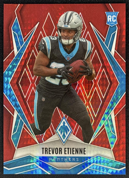 Trevor Etienne 2025 Panini Phoenix Red Hyper Prizm /399 Panthers front