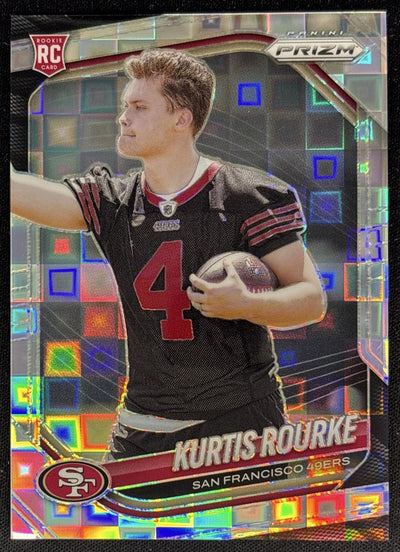 Kurtis Rourke 2025 Panini Prizm Pandora /400 49ers Sports Trading Cards