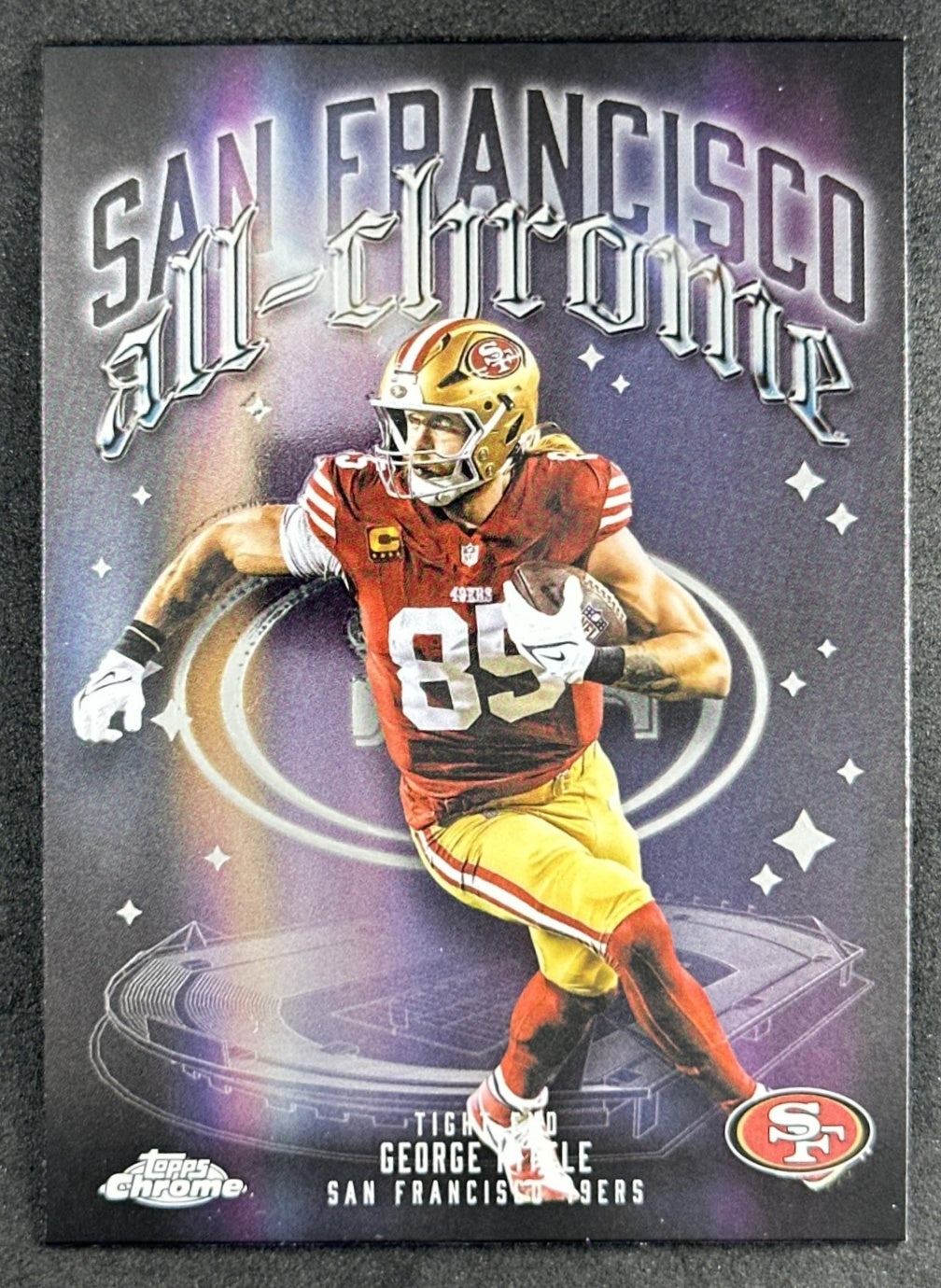 George Kittle 2025 Topps Chrome All Team 49ers Sports Trading Cards