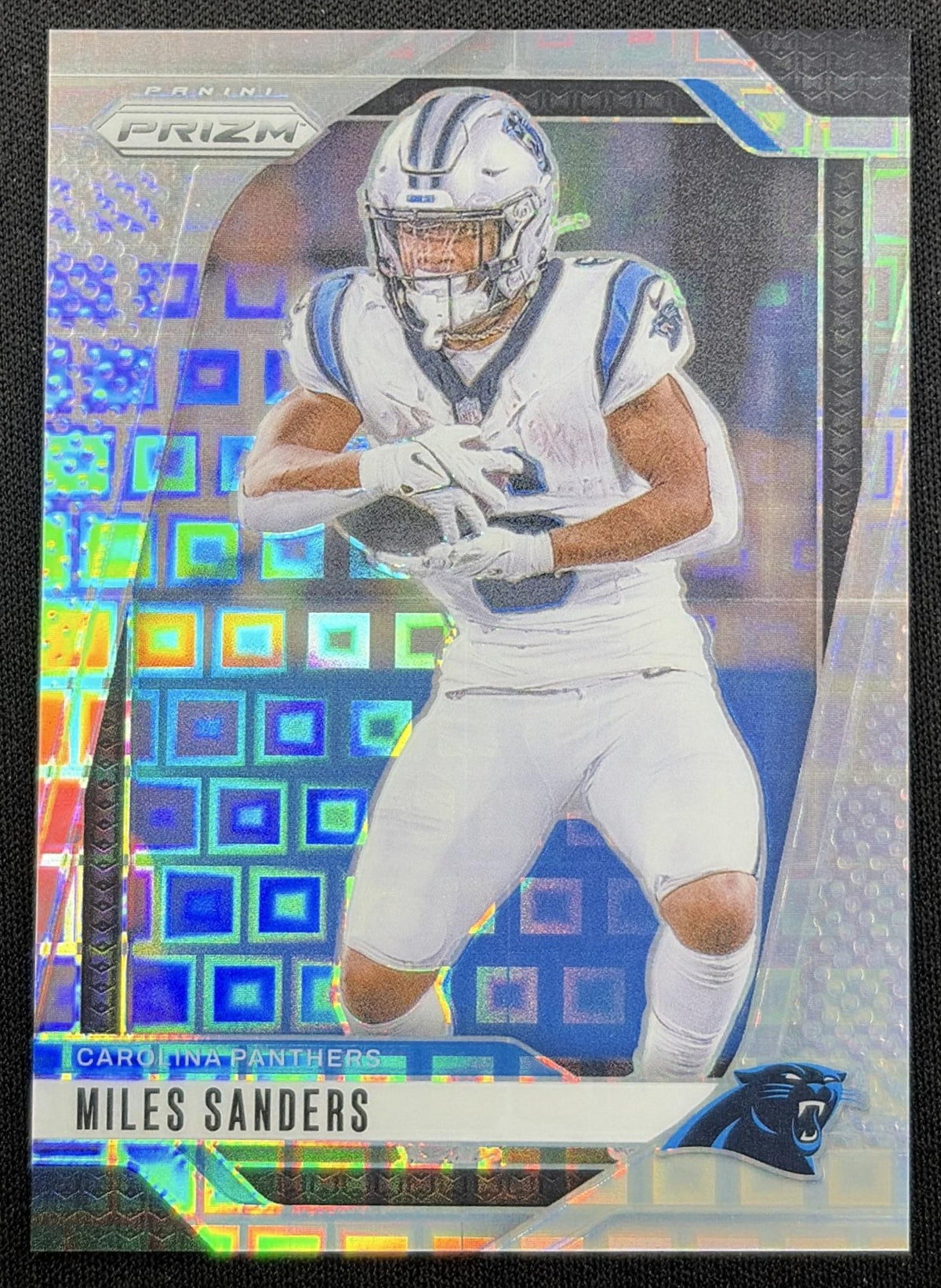 Miles Sanders 2024 Panini Prizm Pandora /400 Panthers Carolina Panthers