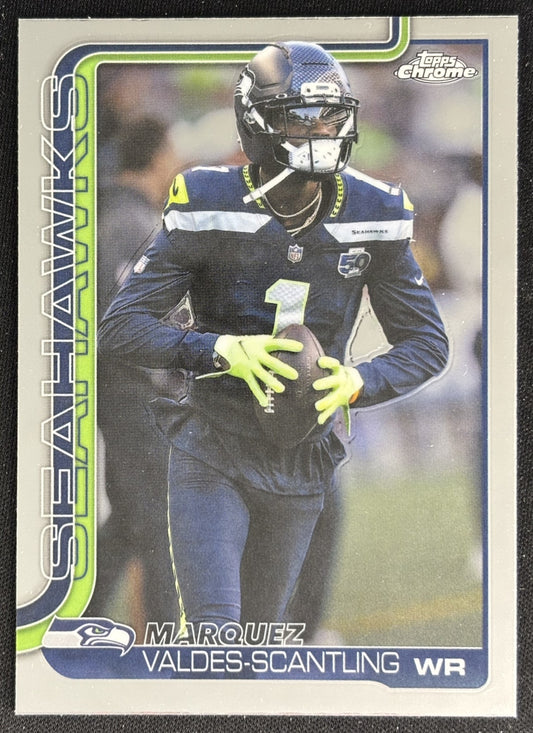 Marquez Valdes-Scantling 2025 Topps Chrome Seahawks Default Title Sports Trading Cards