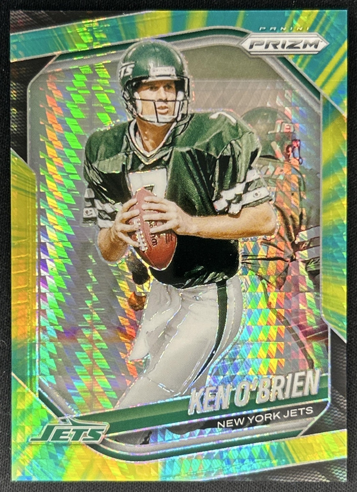 Ken O'Brien 2025 Panini Prizm Hyper /200 Jets Front