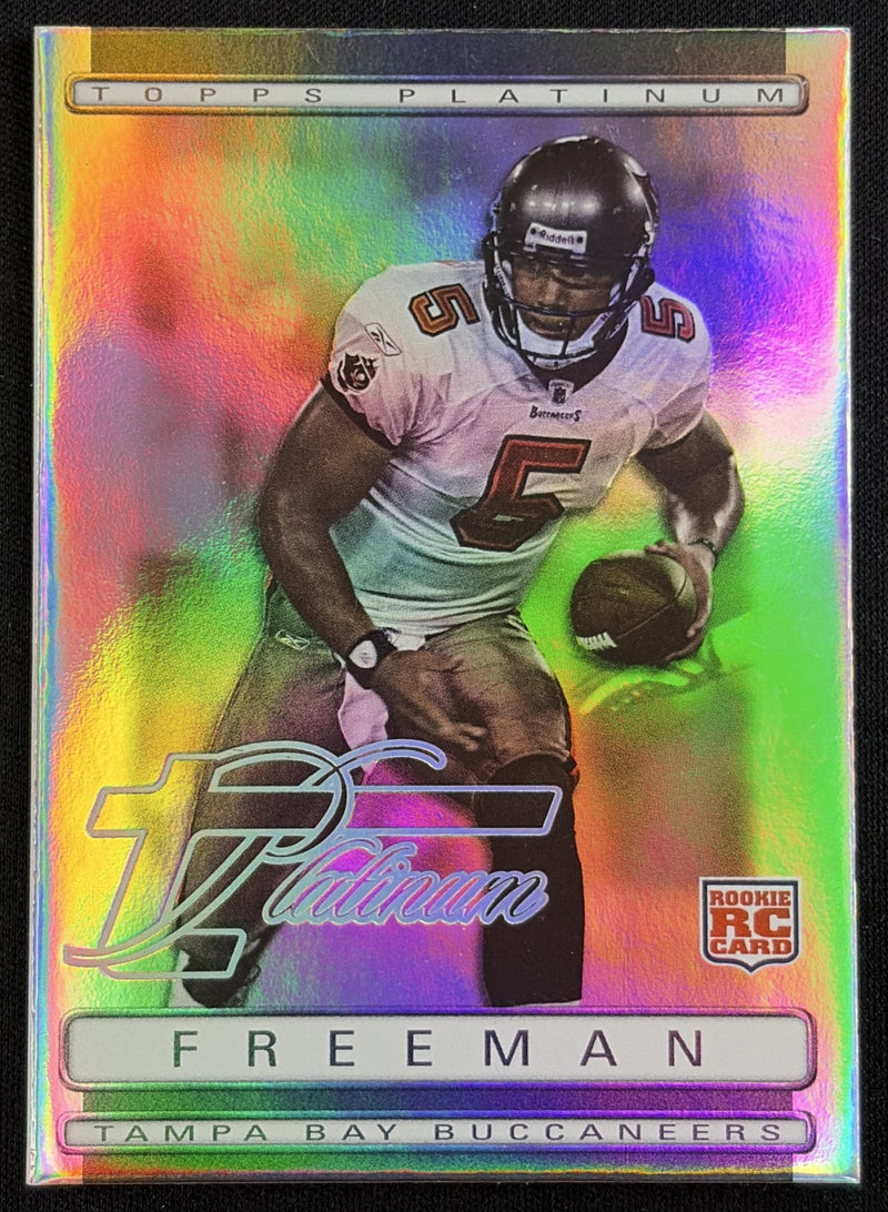 Josh Freeman 2009 Topps Platinum Rookie Variation /1549 Buccaneers