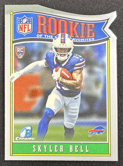 Skyler Bell 2026 Bowman Chrome ROY Favorites Bills Sports Trading Card