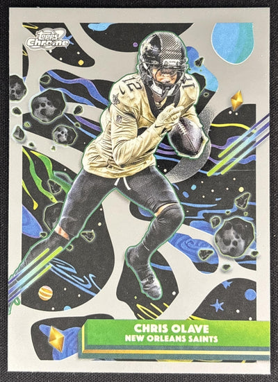 Chris Olave 2025 Topps Cosmic Chrome Saints Sports Trading Cards