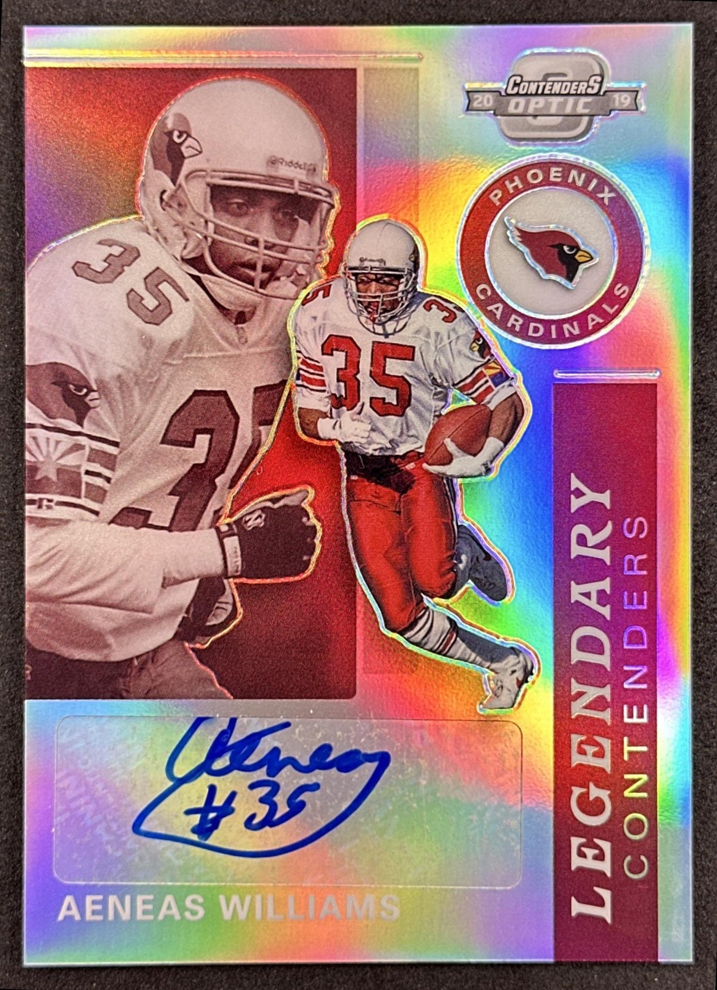 Aeneas Williams 2024 Panini Certified Immortals Red Mirror /99 Cardinals