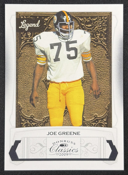 Joe Greene 2009 Panini Donruss Classics /999 Pittsburgh Steelers