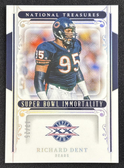 Richard Dent 2025 Panini National Treasures Super Bowl Immortality Holo Silver /25 Bears