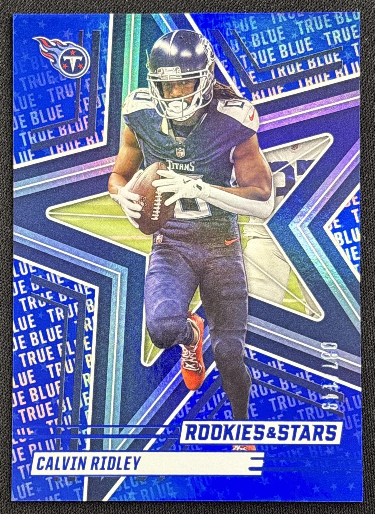 Calvin Ridley 2025 Panini Rookies & Stars True Blue /149 Titans Tennessee Titans
