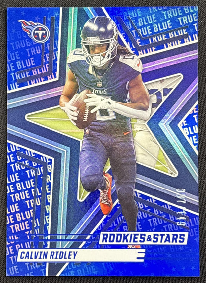 Calvin Ridley 2025 Panini Rookies & Stars True Blue /149 Titans Tennessee Titans