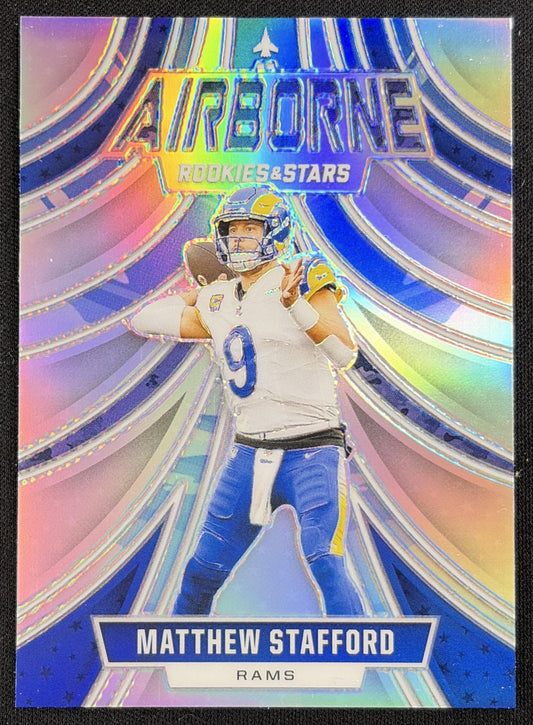 Matthew Stafford 2024 Panini Rookies & Stars Airborne Silver Rams