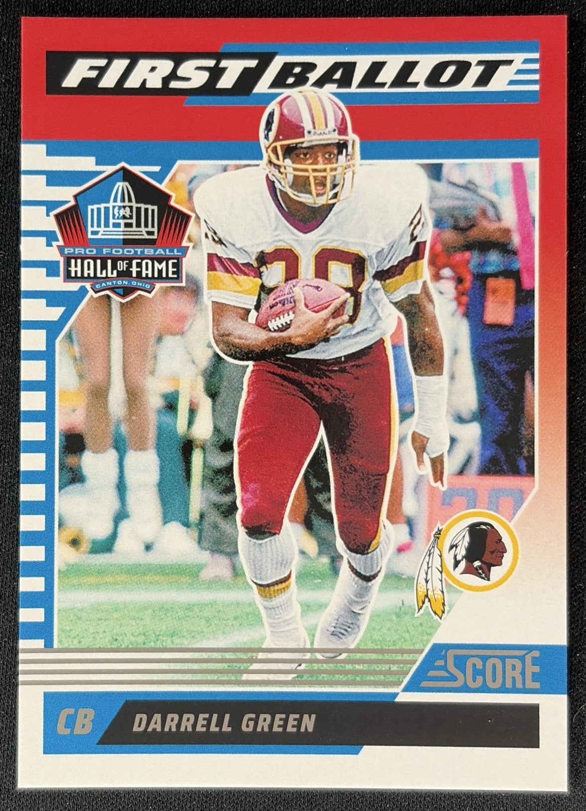 Darrell Green 2025 Panini Score First Ballot Redskins Front