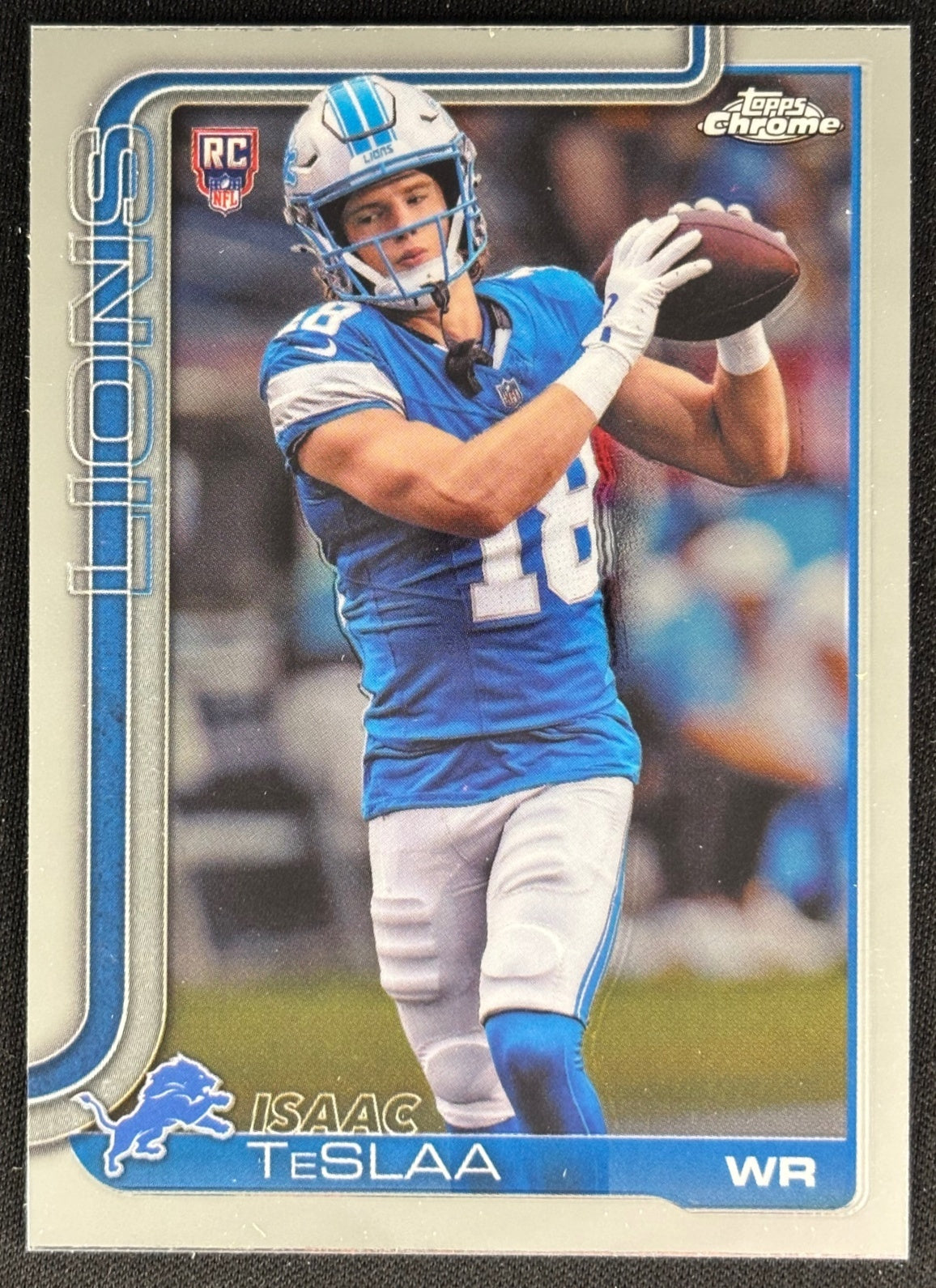 Isaac TeSlaa 2025 Topps Chrome Rookie Lions Sports Trading Cards