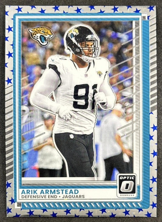 Arik Armstead 2025 Panini Donruss Optic Stars Prizm Jaguars Default Title Sports Trading Cards